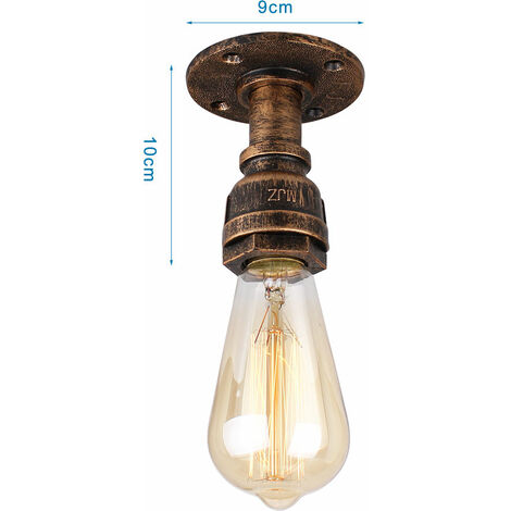 Single bulb online industrial light fixture