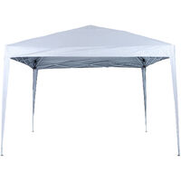 Waterproof pop up garden pavilion outdoor party camping wedding beach tent 2x2M - White