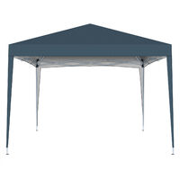 Pop-up pavilion outdoor garden party camping waterproof wedding beach tent 2x2M - Navy blue