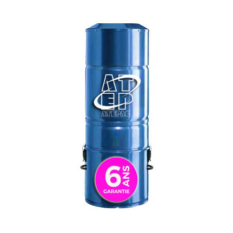 Atepac – Aspiration centralisée hybride 690 AW – Puissance 3378 mm – Débit d'air 215,9 m³/h – Filtration hybride – Garantie 6 ans