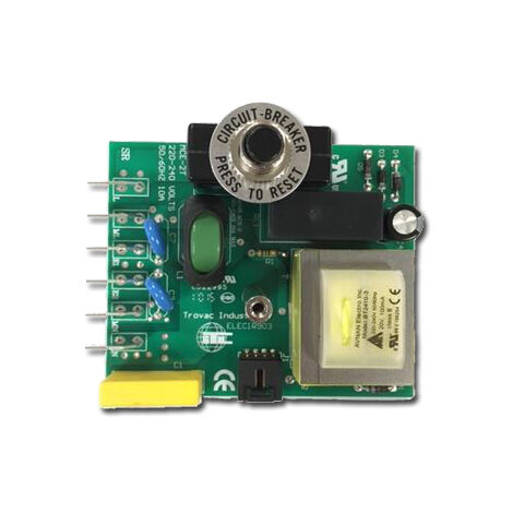 Carte électronique STD 240V 10 Amps pour centrale d'aspiration cyclovac GS95, GS115, E215, E615, E715, H215, H615 et H715 (avant mi-mars 2015), Cyclovac ELECIR903