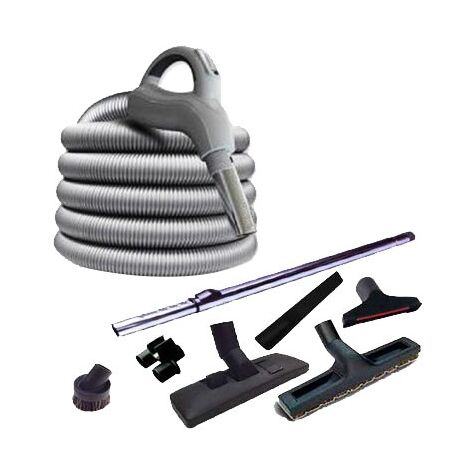 Set 8 accessoires + 1 flexible avec interrupteur on/off DÉCO VAC - longueur au choix (de 9 à 12m) - 9m