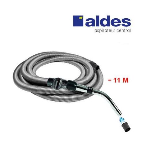Flexible ALDES avec poignée standard chromée remplace la poignée de commande pneumatique ALDES 11070062 avec douille de démarrage - longueur au choix - 11m