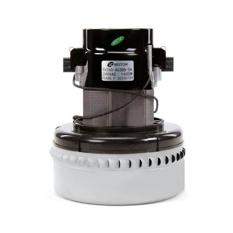Moteur JC Motor 1400W type Ametek Lamb Remplace le 116354, 117396, 116110, 116125, 115949, 119414,119656,119887 et 122350, garantie 2 ans