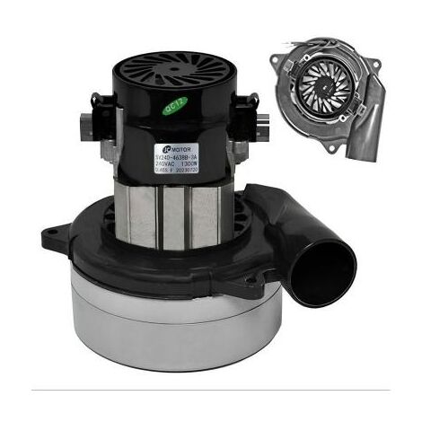 Moteur JC Motor 1300W type Ametek Lamb remplace le 116355, 117275, le 116213, le 115961 et le 119692, garantie 2 ans