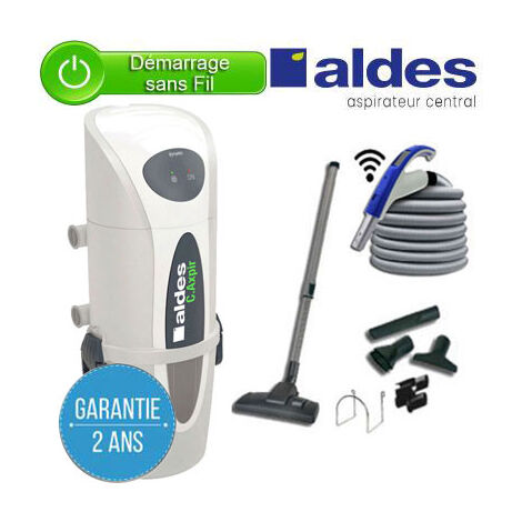 Centrale ALDES C.Axpir® Dynamic, Garantie 2 ans, (jusqu'à 500 M²), avec kit de nettoyage