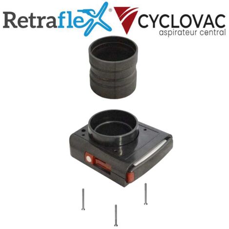 Poignée de verrouillage étanche avec joint en caoutchouc pour prise Retraflex – nouvelle génération, Cyclovac ITRET223