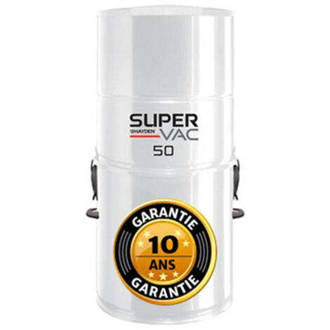 Aspirateur central à sac HAYDEN SuperVac 50 GARANTIE 10 ANS (jusqu’à 250 m²)