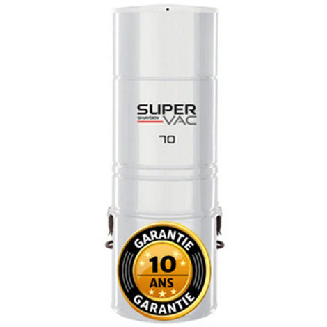 Aspirateur central hybride HAYDEN SuperVac 70 GARANTIE 10 ANS (jusqu’à 350 m²)