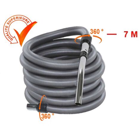 Atepac – Flexible pour aspiration centralisée 32mm – Longueur 4 à 15m – Compatible avec plusieurs marques – Pour espaces variés