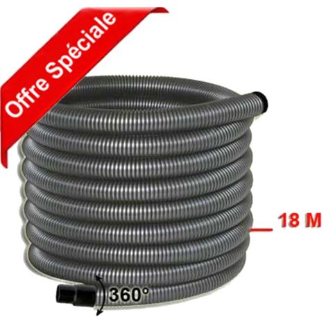 Flexible standard PH rétractable dans le mur - compatible Retraflex - longueur au choix (de 9 à 18m) - 18m