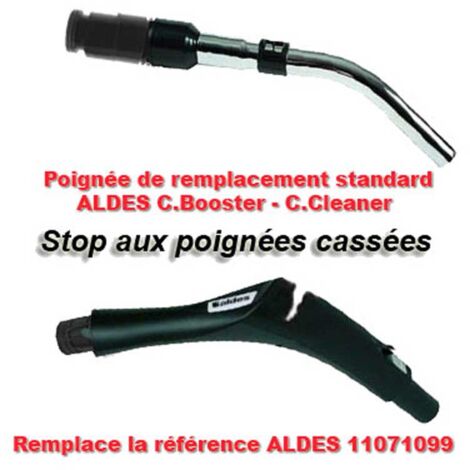 Aldes – Poignée de remplacement standard pour centrale d'aspiration – Compatible C.Booster et C.Cleaner – Longueur adaptée pour usage intensif
