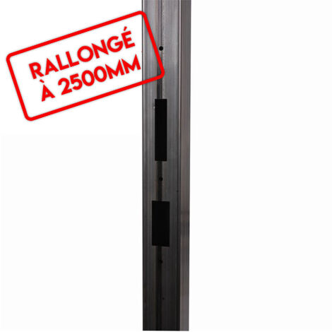 Deco Fer Forge – Tube pour gâche de réception 40x40mm – Longueur 2500mm – Compatible avec serrure 19300302 – Pour systèmes de portails