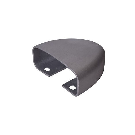 Cache aluminium Blanc pour gond 19935 .  - DECO FER FORGE