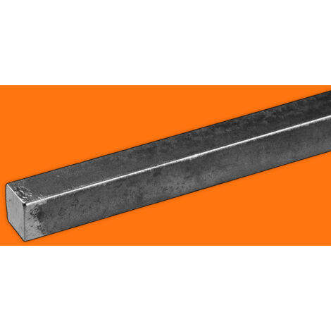 Fer carré plein en acier - 20x20mm - Longueur de 1M30 (130cm).