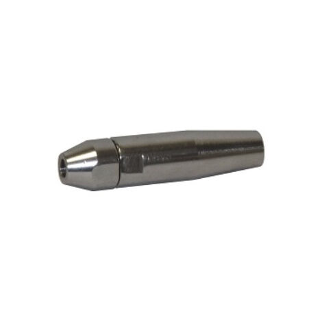 [QUALITE FRANCAISE] - Fixation tendeur pour câble Ø4mm avec blocage manuel - Tauraudage M6 Pas à gauche Longueur 53,5mm - Inox 316 (1/2)