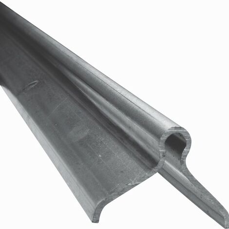 Deco Fer Forge – Rail pour portail coulissant à sceller au sol – Longueur 3000mm, largeur 40mm, épaisseur 3mm – Acier zingué, compatible roues Ø16mm