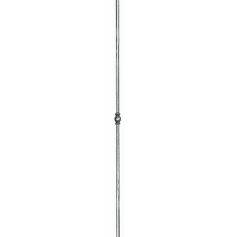 Barreau à facettes avec bague au centre Hauteur 1000mm Ø12mm