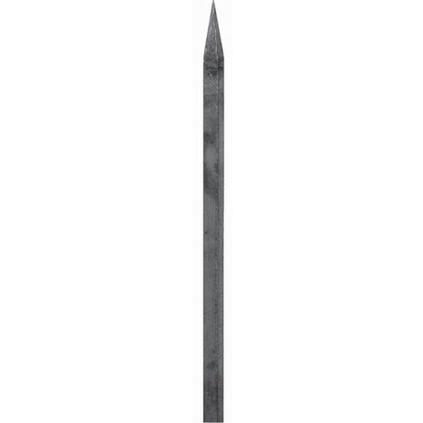 Barreau appointé - Hauteur 1150mm Carré de 14mm - Fer forgé - À souder - DECO FER FORGE