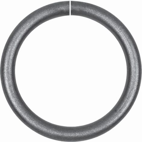 Deco Fer Forge – Cercle décoratif en fer forgé 110mm – Section ronde lisse Ø12mm – Fixation par soudure – Pour renforcement de sécurité