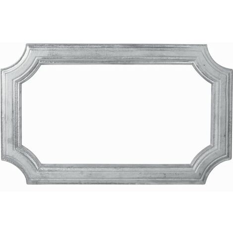 Cadre décoratif mouluré en aluminium - Longueur 486mm Hauteur 295mm avec plat de 45x10mm - À souder ou visser - DECO FER FORGE (1/3)