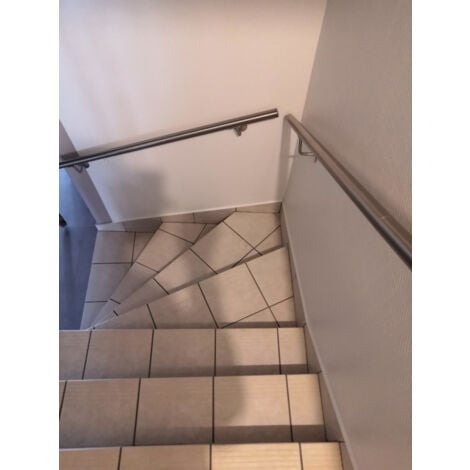 [QUALITE FRANCAISE] - Finition bombée pour Tube rond Ø42.4mm - Hauteur visible 3mm épaisseur 2mm - À coller - INOX 304