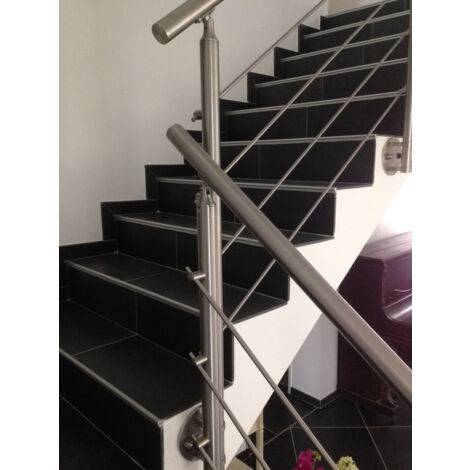 [QUALITE FRANCAISE] - Tube rond en inox brossé - Diamètre Ø42,4mm Longueur 3000mm Epaisseur 2mm - Inox 304