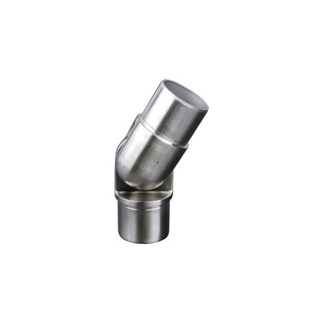 [QUALITE FRANCAISE] - Connecteur réglable pour tube Ø48,3mm - Hauteur 55,8mm Largeur 55,8mm - Inox 304 - À coller