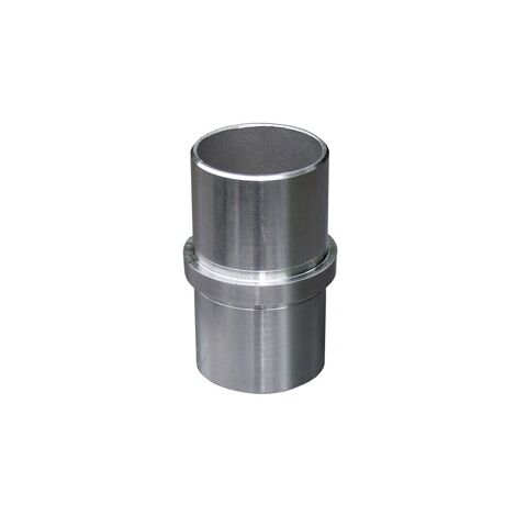 [QUALITE FRANCAISE] - Connecteur droit effet arrondi pour tube Ø48,3mm - Longueur du manchon 55mm - Inox 304 - À coller