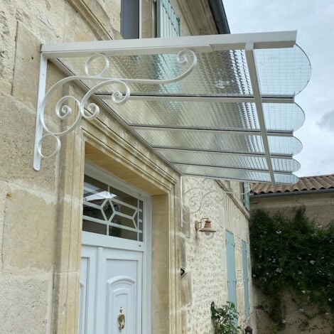 Volute en S inégale coupe droite - Hauteur 730mm Largeur 250mm Plat lisse 20x6mm - Fer forgé - À souder - DECO FER FORGE