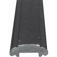 Deco Fer Forge – Main courante creuse en fer forgé 3m – Largeur 45mm – Épaisseur 16mm – À souder pour garde-corps intérieur/extérieur