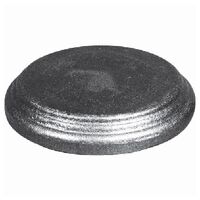 Cache scellement rond pour poteau de départ - diamètre 120mm hauteur 20mm - Fer forgé - À souder - DECO FER FORGE