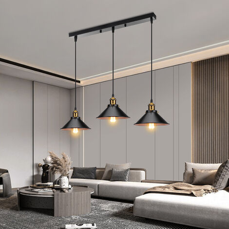 Ouglres Lampe Suspendue Vintage Industrielle - Style Rétro Moderne En Métal Pour Salon, Chambre, Cuisine Ou Café