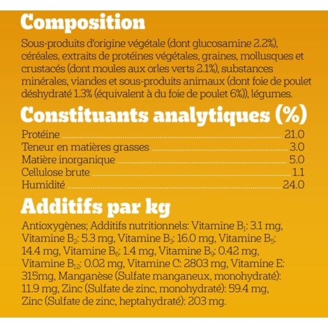 PEDIGREE Aliments Complémentaires Entretien des articulations pour chien 6x180g