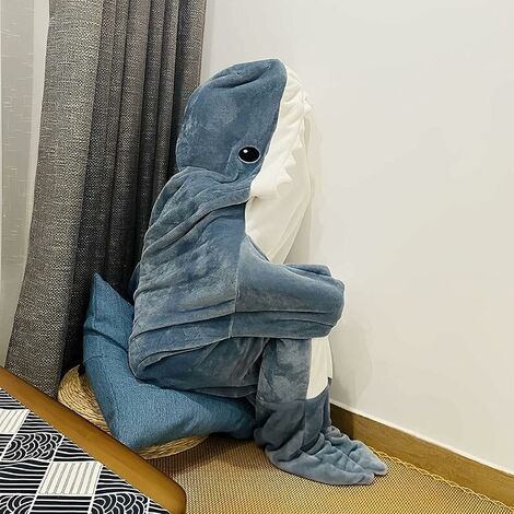 HULG Plaid Requin,Sac De Couchage Requin,Couverture De Requin Adulte - Shark Blanket Douce Couverture Chaude, Le Cadeau Parfait pour Les Amoureux des Requins (Navy Blue,S HULG Plaid Requin,Sac De Couchage Requin,Couverture De Requin Adulte - Shark Blanket Douce Couverture Chaude, Le Cadeau Parfait pour Les Amoureux des Requins (Navy Blue,S