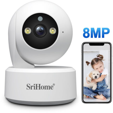 Ctronics 5MP Dôme Caméra Surveillance Extérieure WiFi 2.4/5GHz Vision