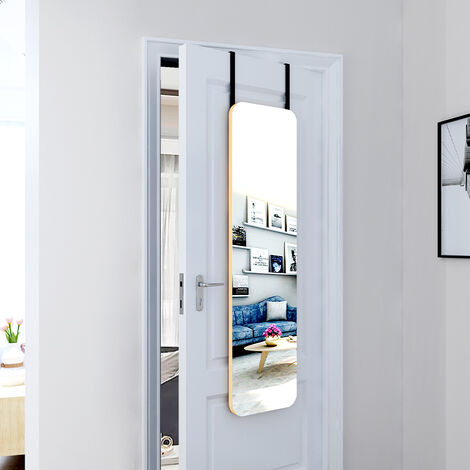 Miroir Mural 74x43cm Décor Bois Miroir Avec Cadre en Bois avec Crochet pour  Salon, Chambre ou Dressing - Cdiscount Maison