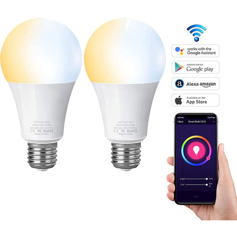 Ampoule Connectée, LED Ampoule Intelligente Compatible avec Apple