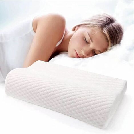 oreiller ergonomique cervical à mémoire de forme, oreiller mousse
