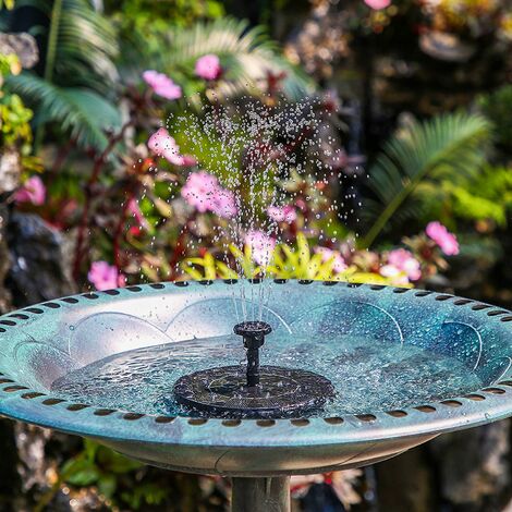 Fontaine solaire flottante pour jardin, cascade, piscine