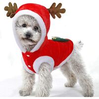 Costume di vestiti natalizi per cani da compagnia, vestiti per cani e gatti  di piccola taglia (