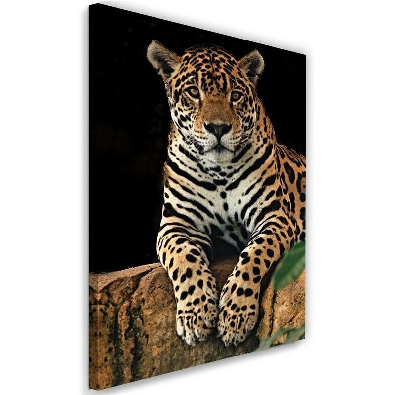 Quadro da parete 50x100 cm senza cornice fauna selvatica tigre in