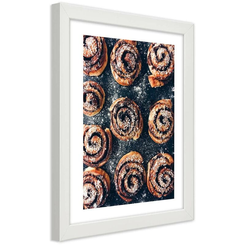 Quadro con cornice, Dolci caldi - 30x45