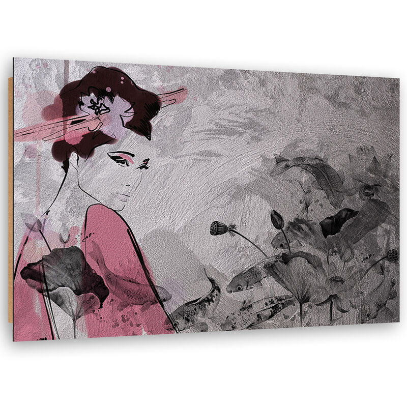 Quadro deco panel, Geisha giapponese - 100x70