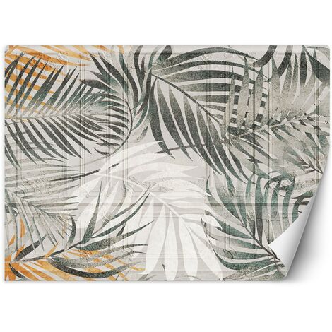 Carta Da Parati, Foglie di palma tropicale - 150x105