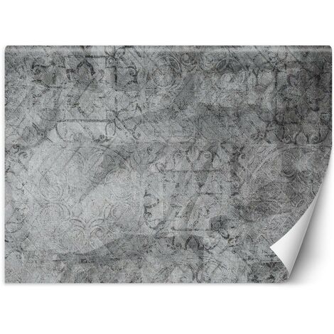 Carta Da Parati, Ornamento in calcestruzzo grigio - 100x70 (1/5)