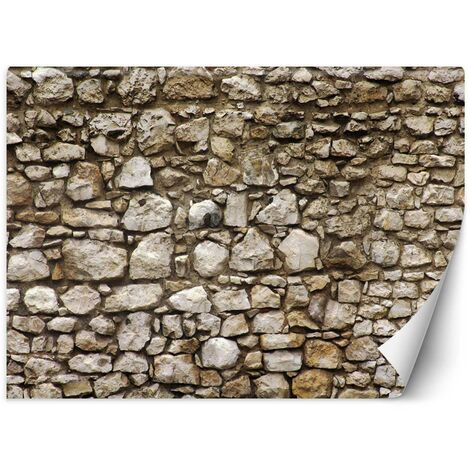 Carta Da Parati, Ottica di pietra parete Muro di pietra 3d - 250x175