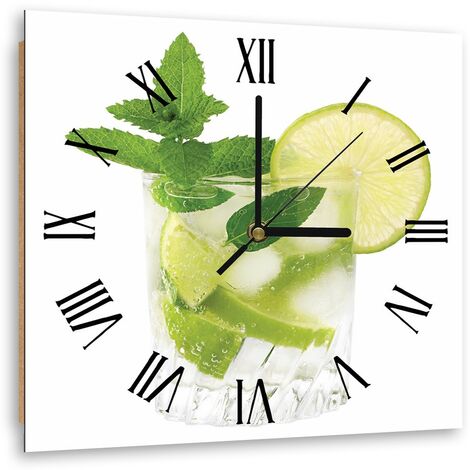 Orologio da parete, L'ora del mojito - 40x40 (1/5)