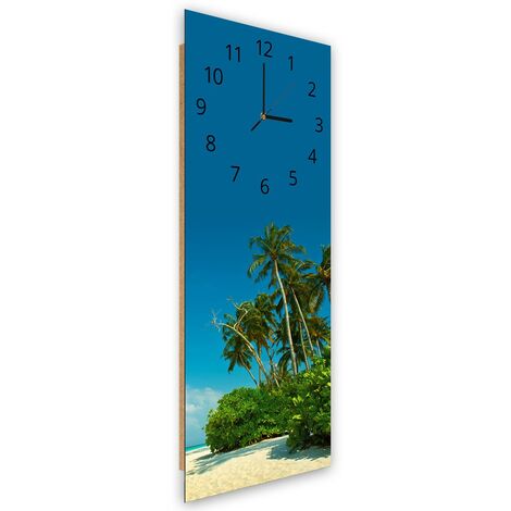 Orologio da parete, Spiaggia tropicale - 40x118 (1/5)