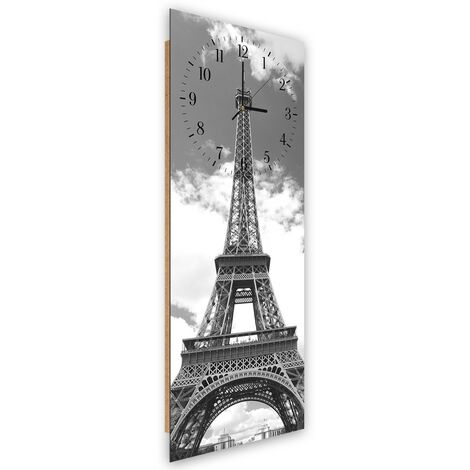 Orologio da parete, Vista sulla Torre Eiffel - 30x90 (1/5)